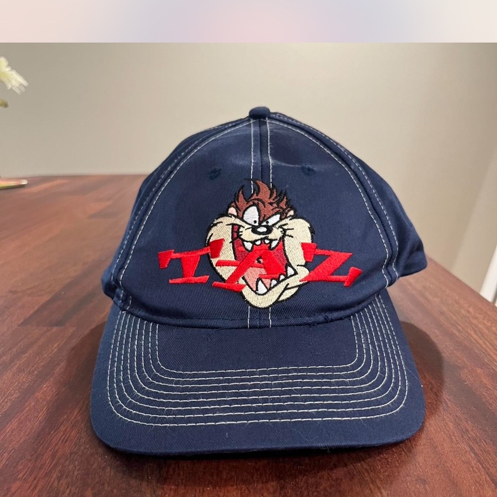 Taz Looney Tunes Embroidered Navy Cap